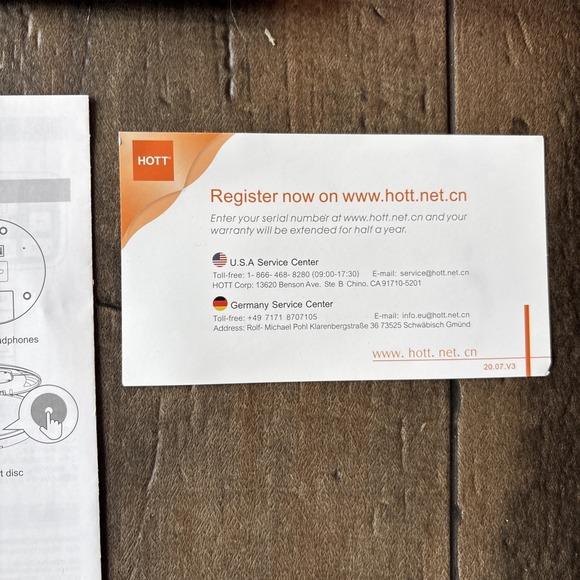 HOTT CD204 Portable CD Player Personal Compact CD Player - Picture 9 of 11